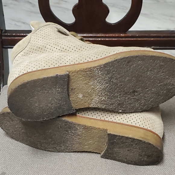 Chanel Hogh Top Brown Suede Lace uo Women Boots G28449 Size 37.5  Made in Italy - Picture 10 of 11